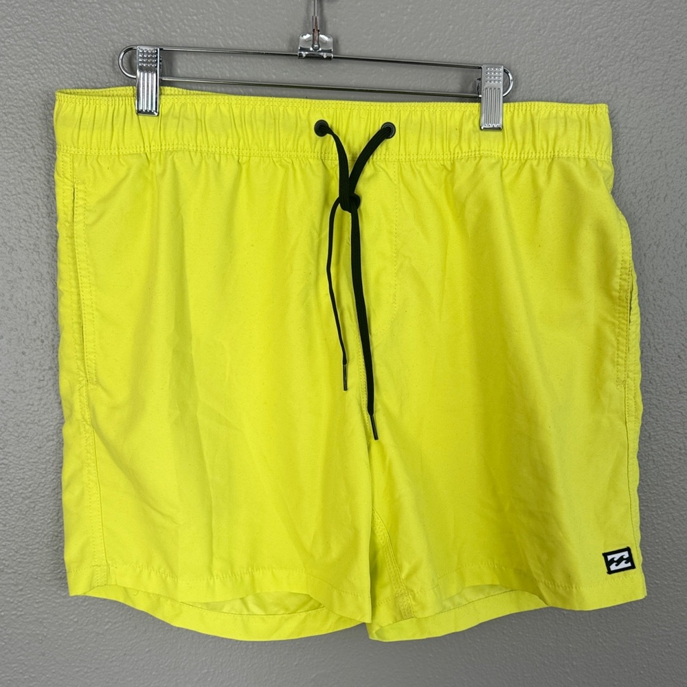 Billabong Men's Bright Yellow Swim Trunks